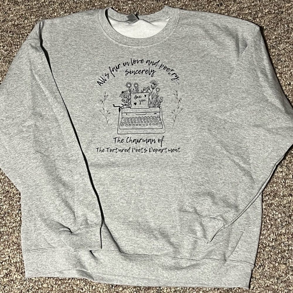 The Tortured Poets Department TS11 Crewneck